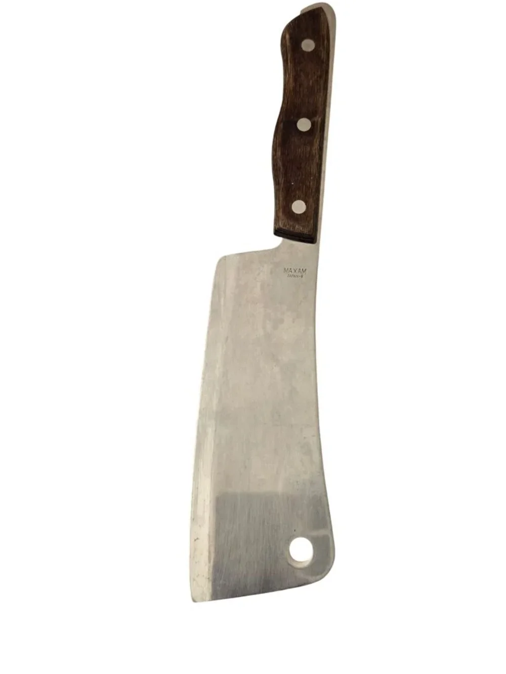 Maxam‎ Japan-S Stainless Steel Cleaver & Carving Knife Set With Wood Handles